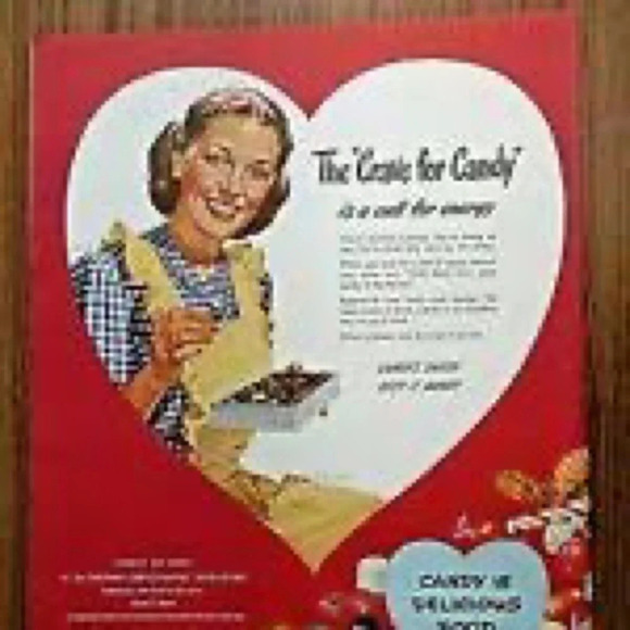 1947 Vintage Whitman's Sampler Tin Hinged Box - Picture 3 of 14